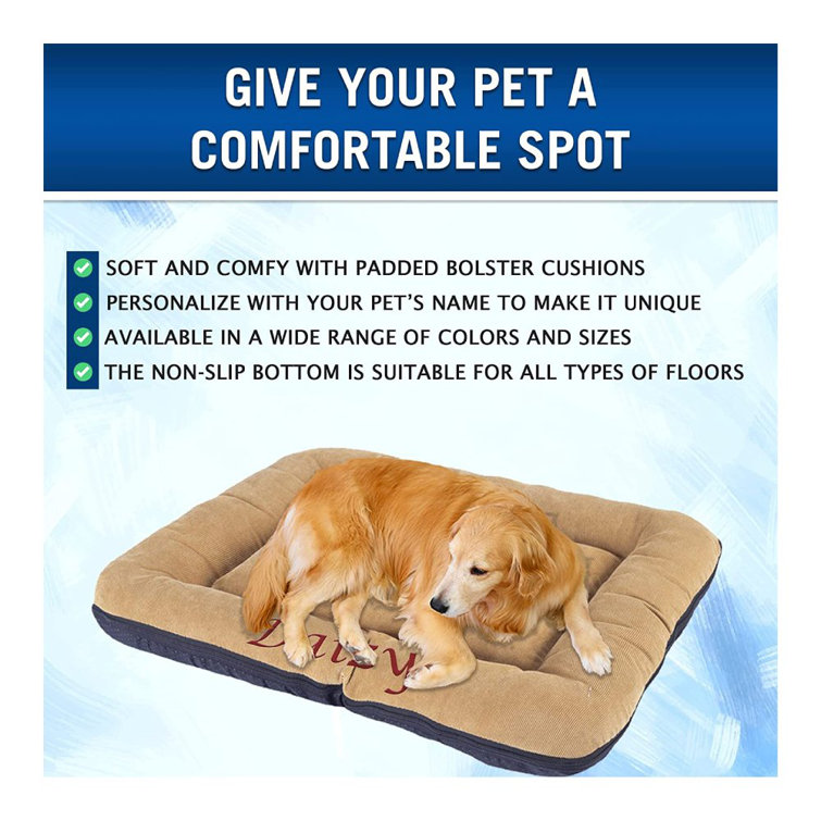 Dog cushion discount with removable cover